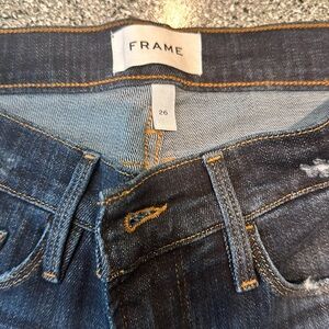 Frame Le Garçon Crop boyfriend Jean